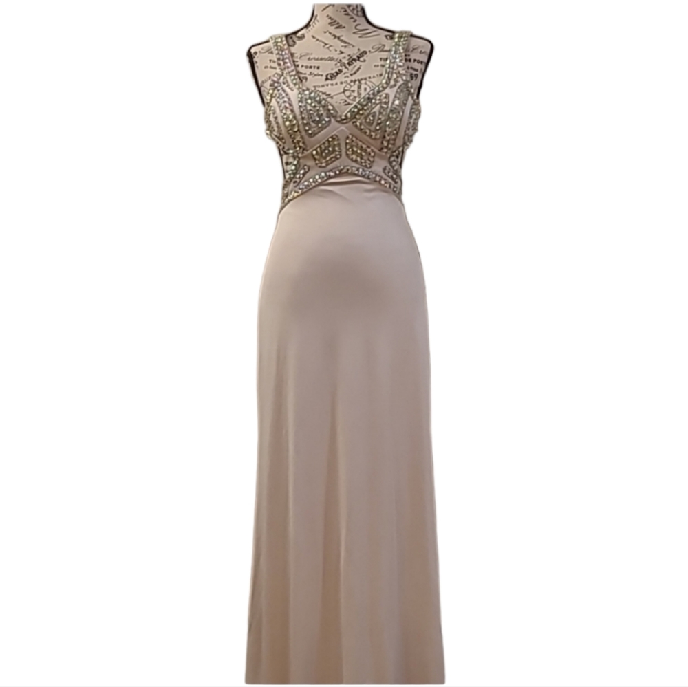 Betsy & Adam Long Dress Size 0